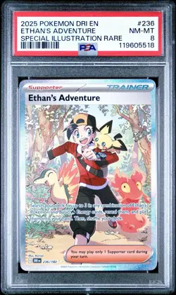 Pokemon TCG Ethan's Adventure 236/182 Special Illustration Destined Rivals - Image 2
