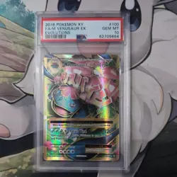 Pokemon M Venusaur EX XY Evolutions Full Art #100 PSA 10 Gem Mint - Image 1