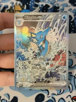 2024 Kingdra ex 131 SVP EN Pokemon Black Star Promo English Full Art LP - Image 1