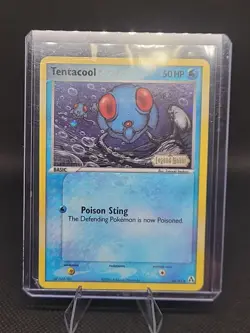Pokemon TCG Tentacool Reverse Holo Stamp 66/92 Legend Maker 2006 NM - Image 1