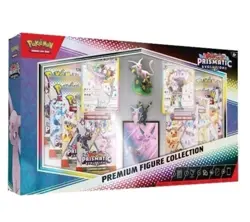 Lot Of 3 Pokemon TCG Prismatic Evolutions Premium Figure Collection Presale - Image 1