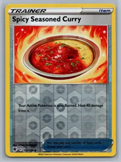 Spicy Seasoned Curry 151/189 Astral Radiance Uncommon Rev. Holo Pokemon TCG 2022 - Image 1