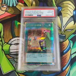 Yu-Gi-Oh PSA10 Harpies' Hunting Ground QCCP-JP128 25th Secret Japanese QCR - Image 1