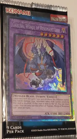 Yu-Gi-Oh! Garura Wings of Resonant Life RA02-EN024 Collector's Rare 1st Edition - Image 3