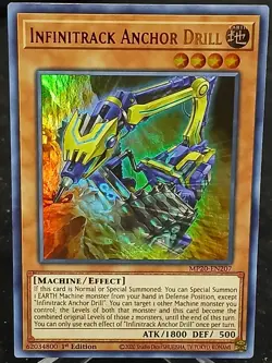 Yu-Gi-Oh! Infinitrack Anchor Drill MP20-EN207 UR MP - Image 1