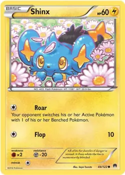 Shinx 44/122 BREAKpoint Mint Pokemon Card - Image 1