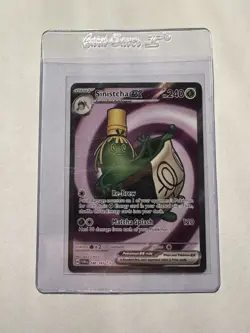 Sinistcha ex 189/167 Sv06: Twilight Masquerade Holo Mint /Near Mint Pokemon Card - Image 1