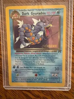 Dark Gyarados (Prerelease) #08/82 Wotc Promo Holo Pokemon Card NEW NEVER USED - Image 1