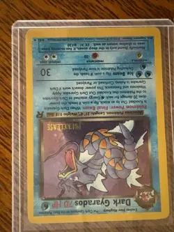 Dark Gyarados (Prerelease) #08/82 Wotc Promo Holo Pokemon Card NEW NEVER USED - Image 2