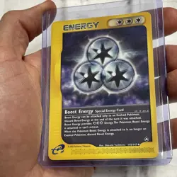 Pokemon Card - Aquapolis 145/147 - BOOST ENERGY (uncommon) - NM/MT Non Holo TCG - Image 2