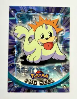Seel Pokemon Card Topps #86 TV Animation Edition Series Blue Logo - Image 1