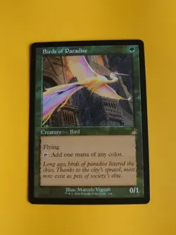 Bird of PAradise. Retro Ravncia remastered. Magic the Gathering Card. - Image 1