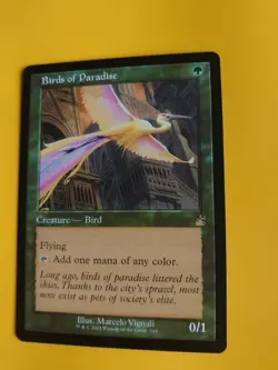 Bird of PAradise. Retro Ravncia remastered. Magic the Gathering Card. - Image 2