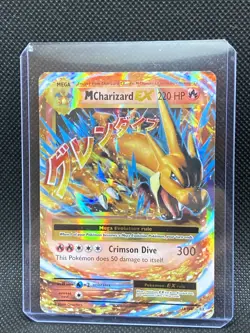 Mega Charizard EX 13/108 XY Evolutions Ultra Rare Pokemon Card NM Condition - Image 1