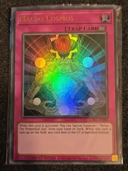 Yu-Gi-Oh Macro Cosmos LART-EN065 Card Near Mint Condition, Sealed - Image 1