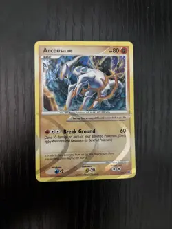 Pokemon Arceus Lv.100 (AR8) NM Normal Platinum Arceus - Image 2