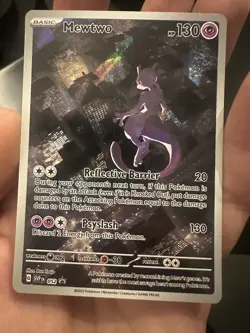 Pokemon TCG Mewtwo 052 Scarlet Violet Promo Card NM Condition - Image 1