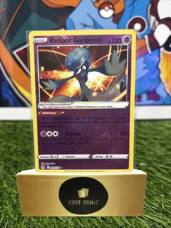 Radiant Gardevoir 069/196 Lost Origin Ultra Rare Holo Pokemon TCG Card NM - Image 1