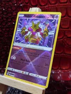 Radiant Alakazam 059/195 Silver Tempest Ultra Rare Holo Pokemon Card - Image 2