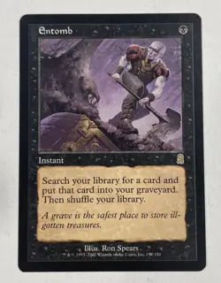 Entomb Odyssey LP Light Play MTG Magic The Gathering - Image 1