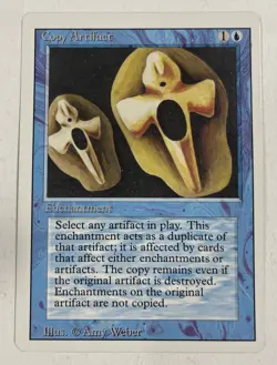 Copy Artifact Revised LP Light Play MTG Magic The Gathering A - Image 1