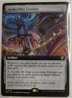 Aetherflux Conduit (Extended Art) Commander: Aetherdrift Regular - Image 1