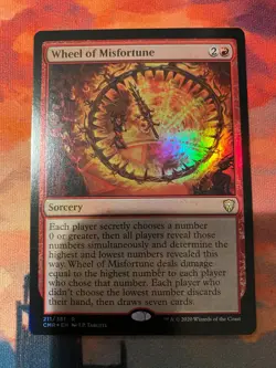 MTG Commander Legends Wheel of Misfortune Foil - Image 1