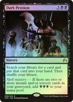 Light Play x 1 Dark Petition - ORI Prerelease Magic Promos - FOIL - Image 1