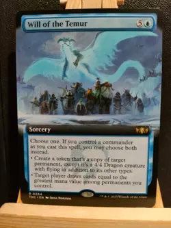 Will of the Temur (Extended Art) - Tarkir Dragonstorm - NM (see pics) MTG - Image 1