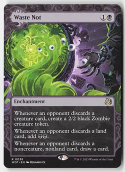 MTG - Waste Not R Wilds of Eldraine: Enchanting Tales 38 LP-NM - Image 1