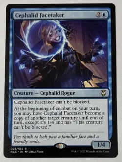 Cephalid Facetaker: MtG Magic the Gathering New Capenna Commander Rare - Image 1