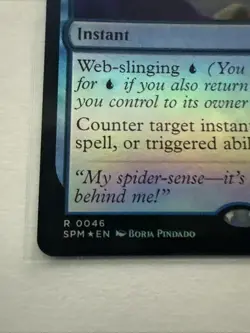 MTG Spider-Sense 0046 (FOIL) Marvel's Spider-Man NM SPM - Image 2