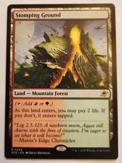Stomping Ground Edge of Eternities Rare Land Regular NM+ - Image 1