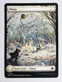 X 1 Bloomburrow NM Plains Full Art 0265 MTG Magic The Gathering - Image 1