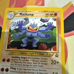 Pokemon 2000 Machamp Black Star Promo 43 - New - NM/MT (Never Played) - Image 3