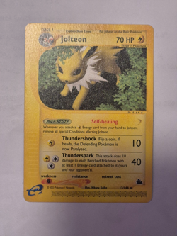 Pokemon TCG Jolteon EX #13/144 Skyridge Non-Holo Rare NM 2003 - Image 1