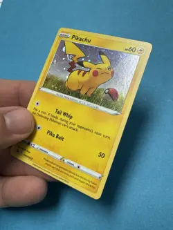 Pokemon TCG Darkness Ablaze Pikachu SWSH039 Black Star PROMO COSMOS HOLO - Image 2