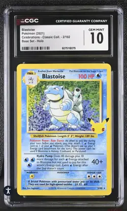 Pokemon Celebrations Charizard, Blastoise, Venusaur Classic Collection CGC 10!! - Image 5