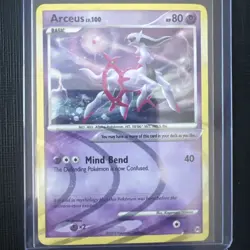 Arceus AR7 Holo Rare LP Pokemon Platinum TCG - Image 1