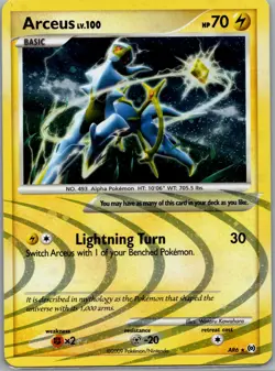 Arceus #AR6 Arceus (AR6) Holo Pokemon LP - Image 1