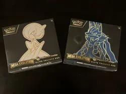 Pokemon TCG Mega Evolution Pokemon Center Exclusive ETB Set of 2 Factory Sealed - Image 1