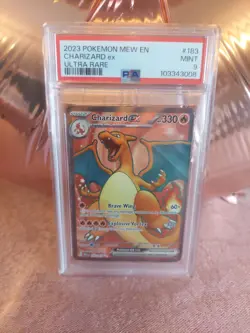 Charizard ex 183/165 Ultra Rare 2023 Pokemon Scarlet & Violet 151 PSA 9 MINT - Image 1