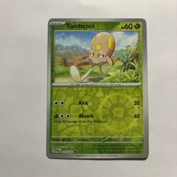 Pokemon - Toedscool - 016/182 - Reverse Holo - Paradox Rift - Image 1