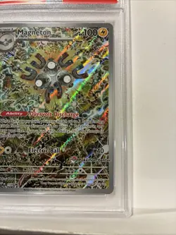 PSA 9 Magneton SVP 159 Pokemon Center Surging Sparks ETB Holo Black Star Promo - Image 3