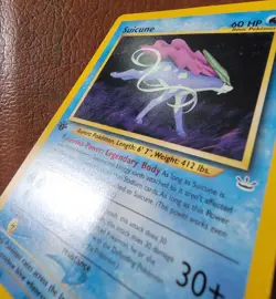 Suicune #27/64 Neo Revelation 1st Edition Pokemon TCG Bent - Image 3
