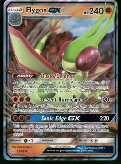 Flygon GX 110/236 Ultra Rare Holo NM Pokemon SM - Cosmic Eclipse - Image 1