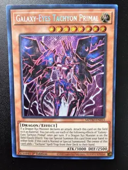 Galaxy-Eyes Tachyon Primal Secret Rare MZTM-EN011 1st Edition - Image 1
