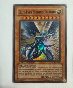 Blue-Eyes Shining Dragon MOV-EN001 AND dmg Red-Eyes B. Dragon 1st Edition - Image 4