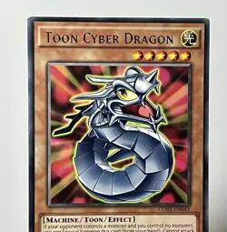 Toon Cyber Dragon CORE-EN043 (LP) Rare 1st Edition YuGiOh! Clash of Rene - Image 3