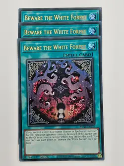 Yu Gi Oh - 3x MP25-EN227 Beware the White Forest - Ultra Rare - Image 1